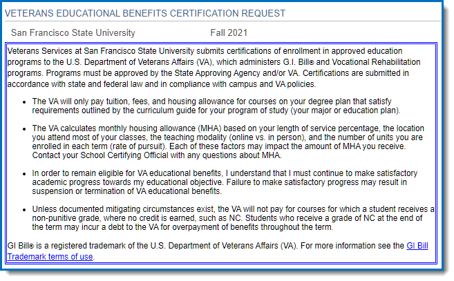 Veterans Educational Benefits Certification Request Guide Veteran