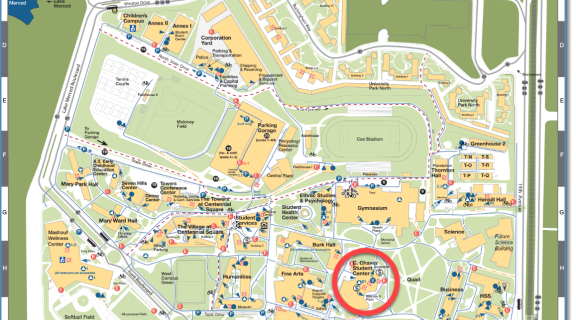 Map of graduation location